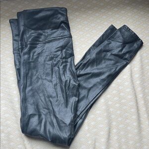 SPANX Black Textured Leggings